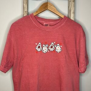 Valentine Ghost Embroidered Tee